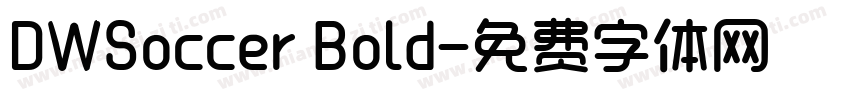 DWSoccer Bold字体转换